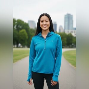 Nike Womens Blue Dri-FIT Jacket